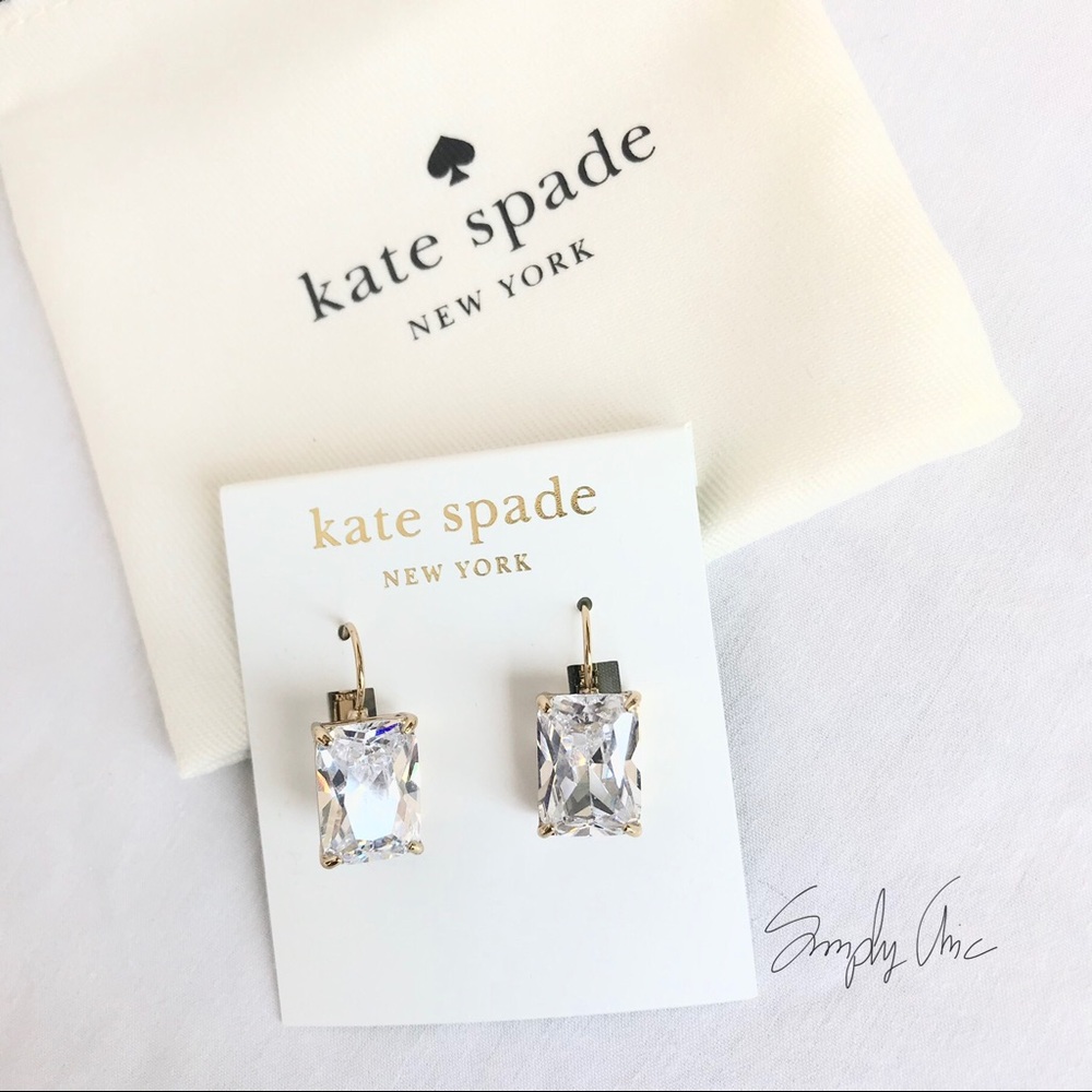 ‼️SOLD‼️New Kate spade draped jewels drop earrings - Picture 2 of 5